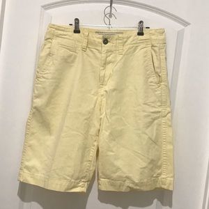 Pastel yellow men’s shorts